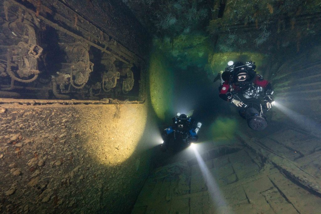 Inside of the wreck of the ferry Al Qamar Al Saudi. Photo by Kees Beemster Leverenz.