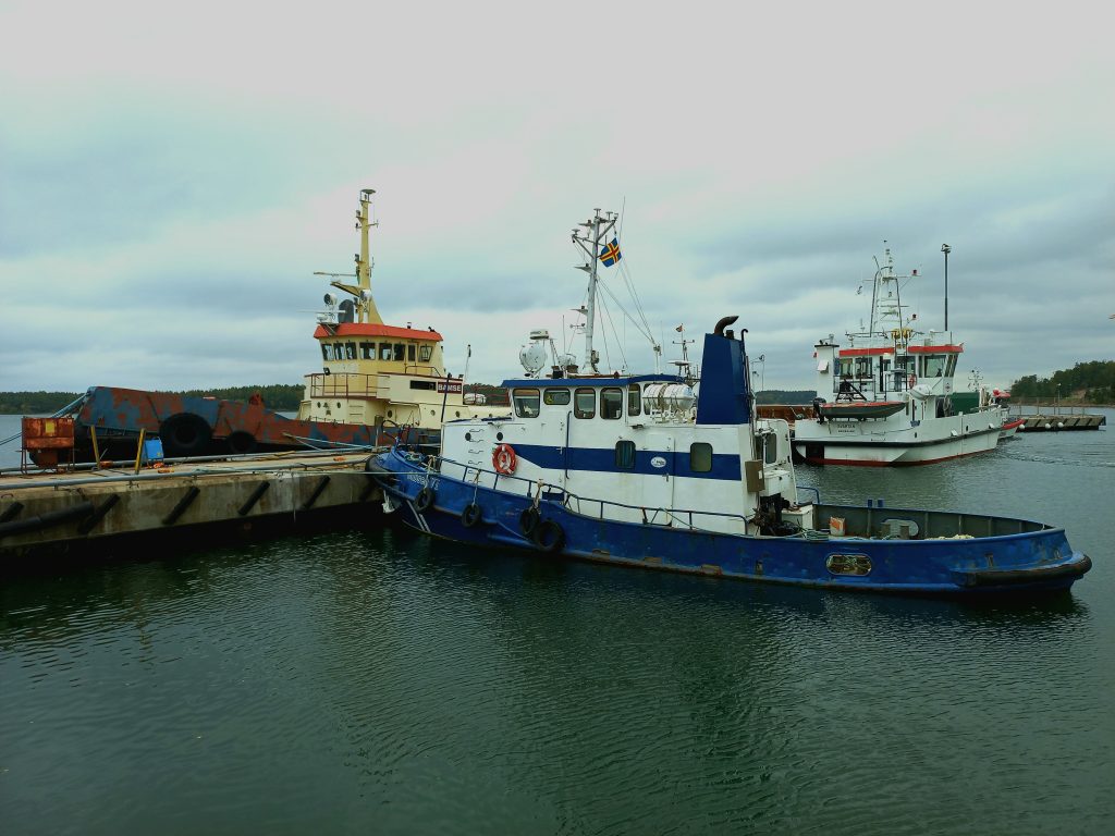 The harbor of Mariehamn