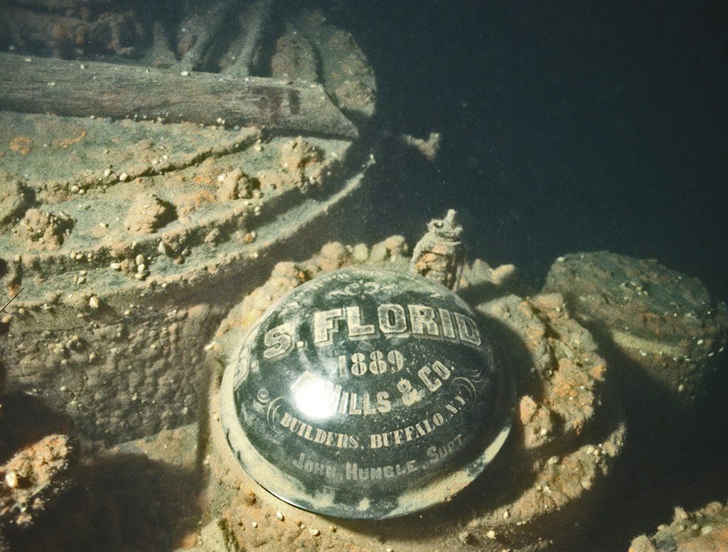A capstone cover from the SS Florida