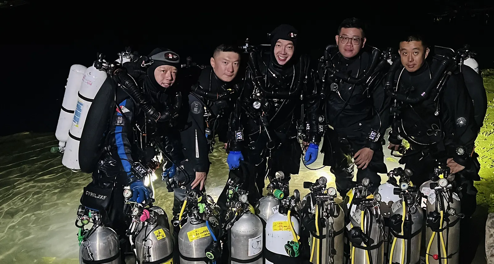 China technical diving