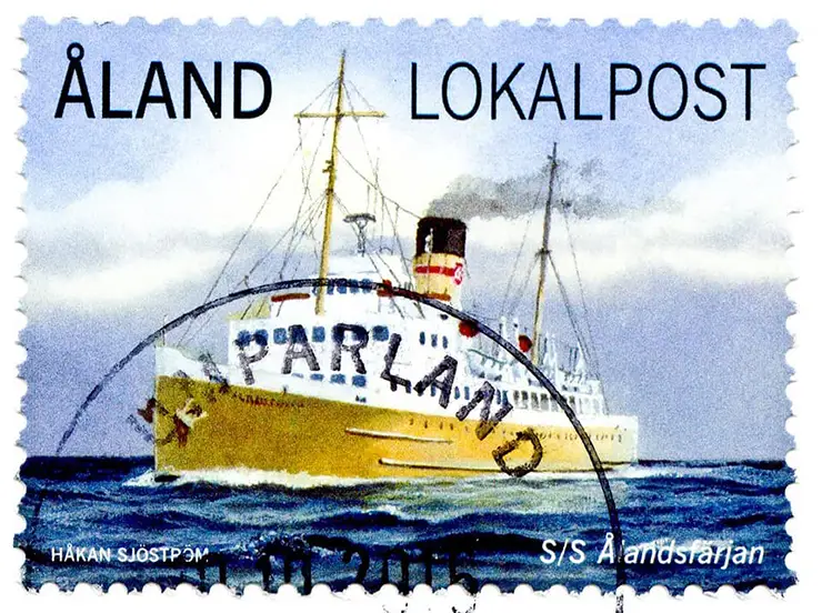 A traditional Åland Island’s stamp