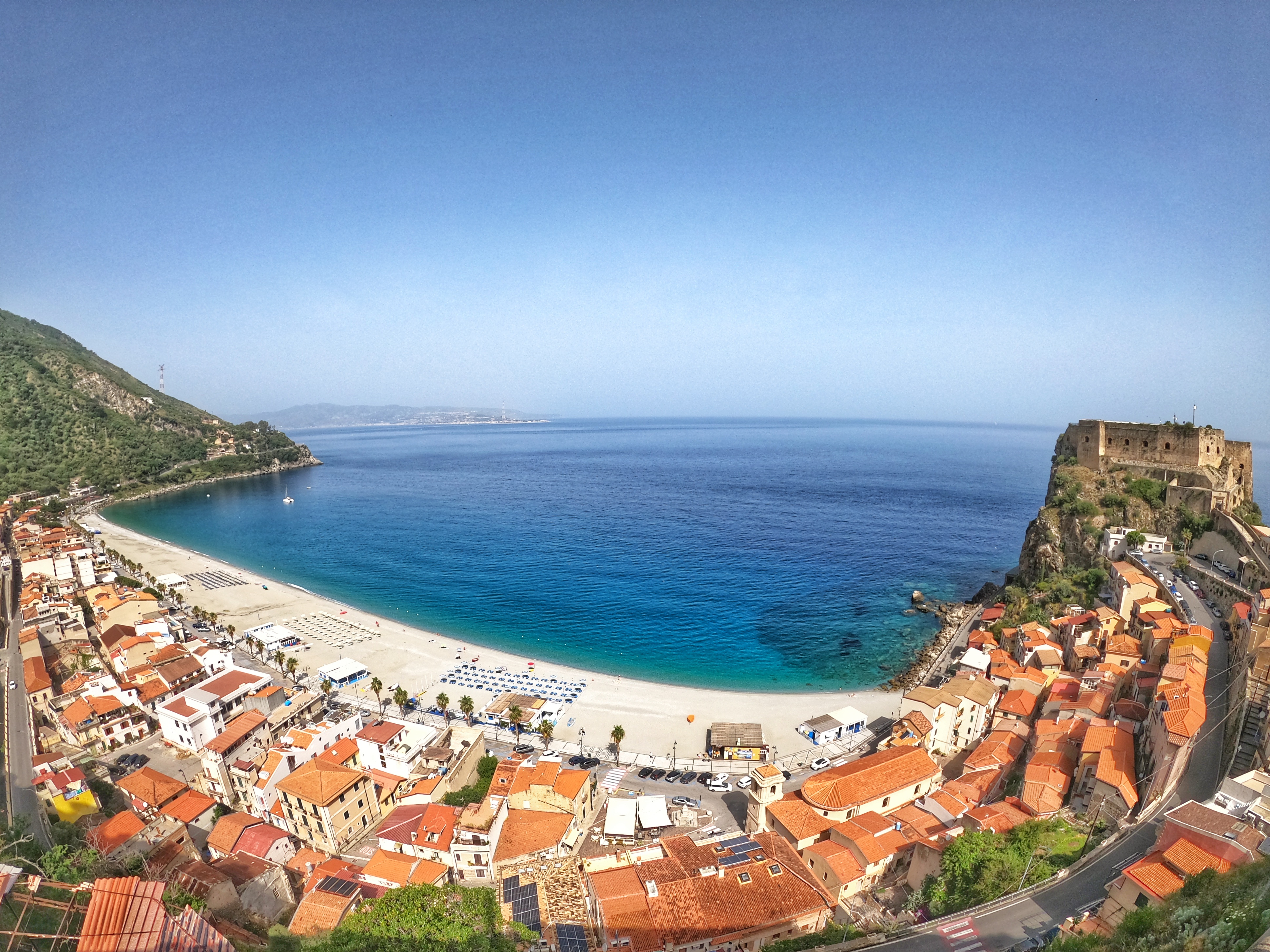 The view of the Strait from Scilla