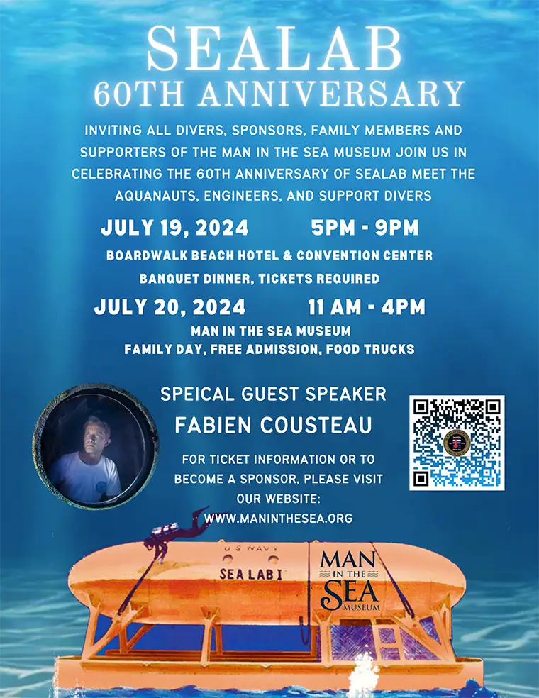 Sealab I anniversary poster