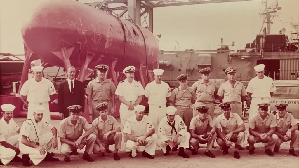 1964 Bermuda crew and divers for Sealab I