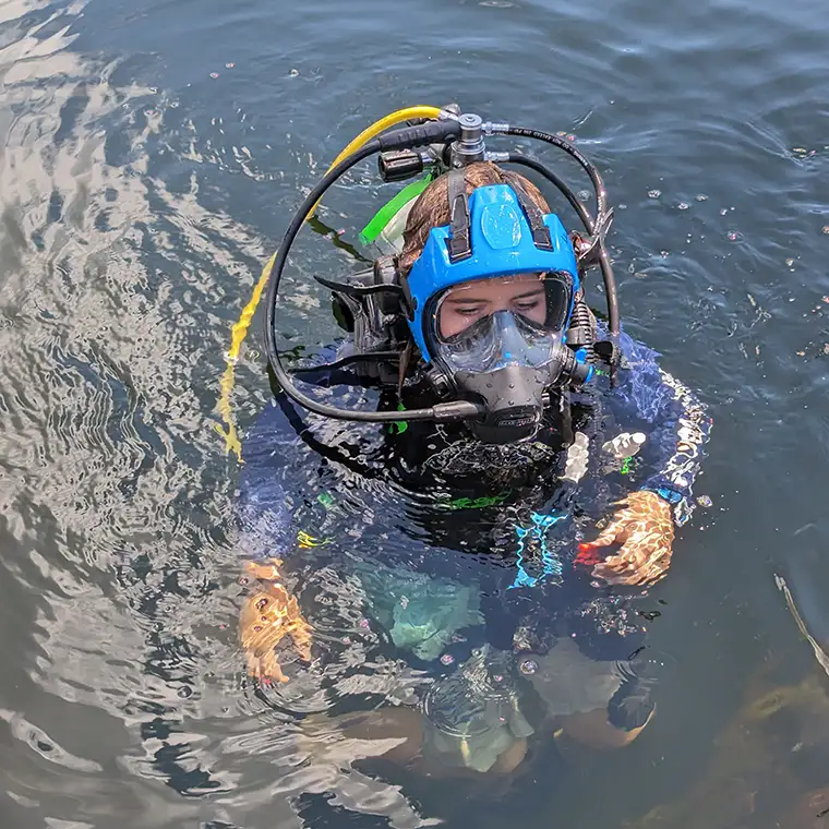 full face diving mask