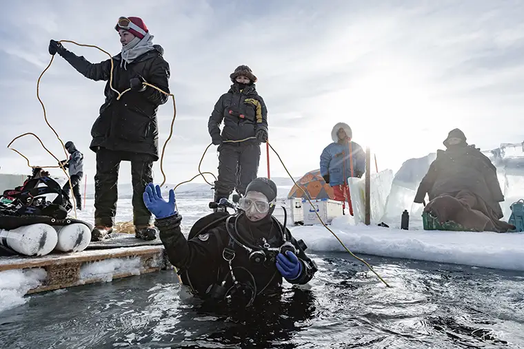 ice diving