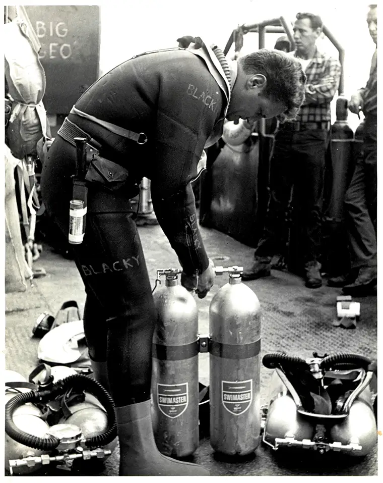 Aquanaut Richard “Blackie” Blackburn