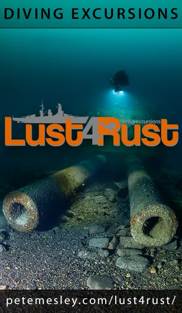 Lust 4 Rust wreck diving excursions by Pete Mesley